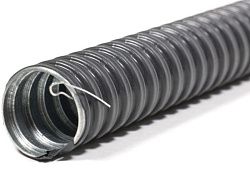 Металлорукав в ПВХ изоляции МРПИ НГ  50  (20 м/уп.) черный с протяжкой ГОФРОМАТИК (ЗЭТАРУС) zeta44410