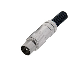 TV-разъем штекер никелированный без пайки REXANT 05-2012