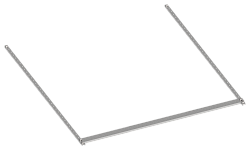 FORMAT Панель нижняя наборная в шкаф 1000х1000мм IEK FO-00-PLT-100-100