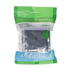 Выключатель 2-кл. СП AtlasDesign 10А IP20 (сх. 5) 10AX механизм грифель SE ATN000751 1240418