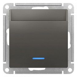 Выключатель карточный СП AtlasDesign 10А IP20 без задержки времени механизм сталь SE ATN000967 1324388