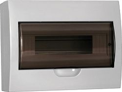 Корпус пластиковый ЩРН-П-12 черная прозрачная дверь IP41 GENERICA MKP12-N-12-41-G