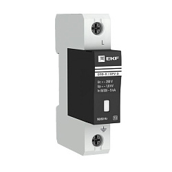 Ограничитель импульсных напряжений ОПВ-D/1P In 5кА 275В с сигн. EKF opv-d1