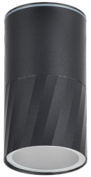 LIGHTING Светильник уличный 5222 потолочный под лампу GU10 IP65 черный IEK LT-UPU0-5222-GU10-1-K02