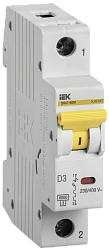 KARAT Автоматический выключатель ВА47-60M 1P D 3А 6кА IEK MVA31-1-003-D