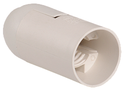 Патрон подвесной Ппл14-02-К02 пластик Е14 белый (индивидуальный пакет) IEK EPP20-02-02-K01