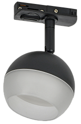 LIGHTING Светильник 4118 декоративный трековый поворотный под лампу GX53 черный IEK LT-USB0-4118-GX53-1-K02