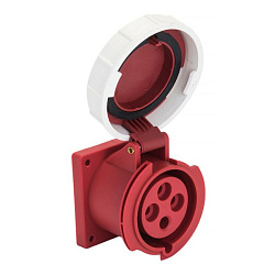 Роз. стац. внутр. 3242 3Р+РЕ 32А 380В IP67 EKF ps-3242-32-380