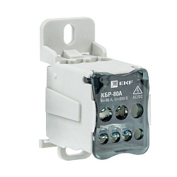 Блок КБР на DIN-рейку и монтажную панель 80A EKF plc-kbr80