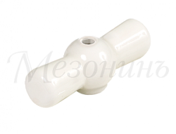 Ручка фарфоровая для поворотного выключателя, цвет - белый, ТМ  "МЕЗОНИНЪ" GE70001-01 GE70001-01