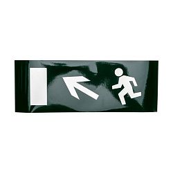 Наклейка для аварийного светильника  "Направление к эвакуационному выходу налево вверх" REXANT 74-0110-1