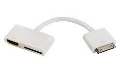 AV адаптер для iPhone 4 на HDMI и 30 pin для передачи фото и видео 40-0100