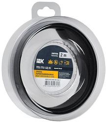 Трубка термоусадочная ТТУ нг-LS 12/6 черная (2м/упак) IEK UDR12-012-006-002-K02-T