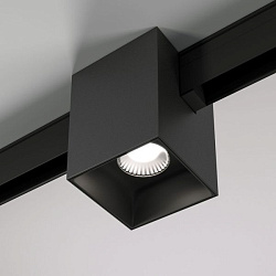 Slim Magnetic Трековый светильник 12W 4200K Solo (чёрный) 85055/01 Elektrostandard a063498