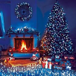 Праздничная гирлянда нить голубой 5м IP20 400-001 Elektrostandard Eurosvet a044249