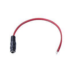 Разъем питания DC гнездо 2,1х5,5 с проводом 20 см REXANT 14-0310