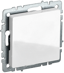 BRITE Заглушка с суппортом МЗ10-БрБ белый IEK BR-PL10-K01