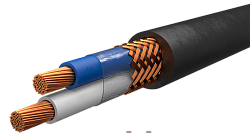 Кабель МКШ-2х2,5 чер (100м) Автопровод А02073