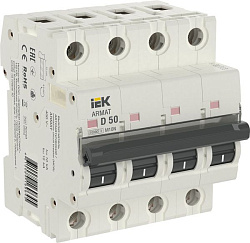 ARMAT Автоматический выключатель M10N 4P D 50А IEK AR-M10N-4-D050