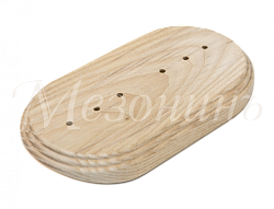 Накладка "Ретро" на оцилиндрованное бревно D240мм., 2-местная, внешний размер: 175 х 106 мм.,  ТМ "М GE71742-00