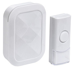 Звонок беспроводной ДЗБ3-36М (36 мелодий) белый IEK EZD21-03-AAA-K01