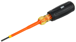 ARMA2L 5 Отвертка диэлектрическая SL2,5х75 Т3 IEK A2L5-SC30-T3-SL-25-075