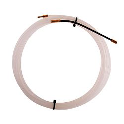 Протяжка кабельная (мини-УЗК в бухте), нейлон, d=3мм, 5м, латунный наконечник, заглушка REXANT 47-1005-1