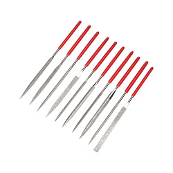 Набор надфилей алмазных 140х70х3мм, 10 шт. KRANZ KR-12-4115