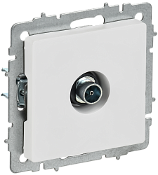 BRITE Розетка TV оконечная РТВ11-0-БрАБ арктический белый IEK BR-A10-O-K91