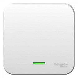 Выключатель 1-кл. ОП Blanca 10А IP20 (сх. 1) 250В с подсветкой с изолир. пластиной бел. SE BLNVA101111 1210451