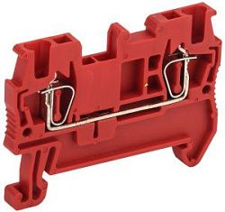 Клемма пружинная КПИ 2в-1,5 17,5А красная IEK YZN11-001-K04