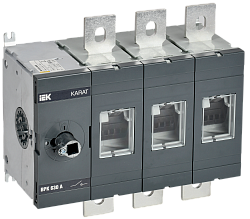 KARAT Выключатель-разъединитель ВРК без рукоятки управления 3P 630А IEK KA-VR10-3-0630