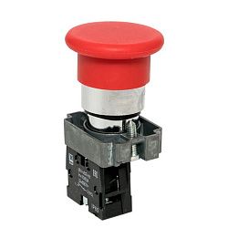 Кнопка BC42 грибок красная NC IP65 EKF xb2-bc42-65
