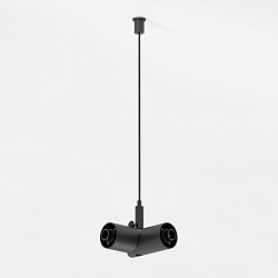 Module System Набор подвеса угловой с питанием (черный) a066184