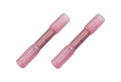 Соединительная гильза изолированная термоусаживаемая L-37 мм 0.5-1 мм² (ГСИ-т 1.0/ГСИ-т 0,5-1,0) красная REXANT 08-0718