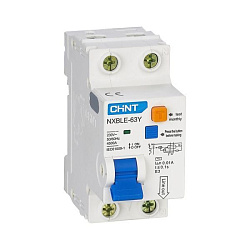 Диф. автомат NXBLE-63Y 1P+N 16А 10мА электронный тип AС, х-ка C, 4,5кА (R) 105524