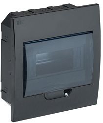 KREPTA 3 Корпус пластиковый ЩРВ-П-8 IP41 черный IEK MKP12-V-08-41-K02