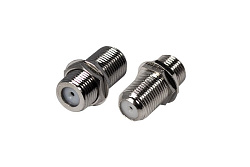 Переходник гнездо F – гнездо F, бочка с кольцом REXANT 05-4201