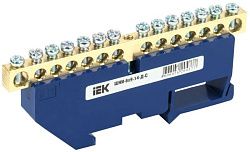 Шина N "ноль" на DIN-изол ШНИ-6х9-14-Д-С IEK YNN10-69-14D-K07