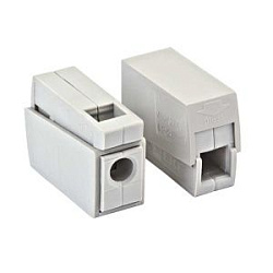 Клемма СМК 224-111 проходная на 1 проводник 1,0-2,5мм2 (4шт.) EKF plc-smk-111r