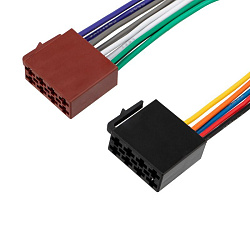 Разъем для автомагнитолы "Евро" ISO, 2 гнезда, 1шт. REXANT 06-0127-C