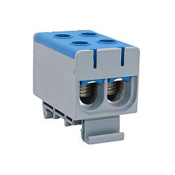 Клемма двойная КСВ 6-50 синяя DEKRON AN0806-0072