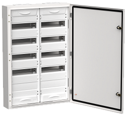TITAN 5 Корпус металлический ЩРн-120 (2х60) 835х570х140мм IP54 белый (одна дверь) IEK TI5-50-N-2X060-54