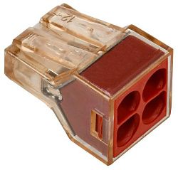 Строительно-монтажная клемма СМК 773-604 (4шт/упак) IEK UKZ10-604-004