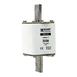 Плавкая вставка ППН-37 400/250А габарит 2 EKF fus-37/400/250