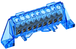 TEKFOR Шина N "ноль" в комбинированном DIN-изоляторе "Стойка" 6х9-9-С IEK TF-NN10-09-DP-K07