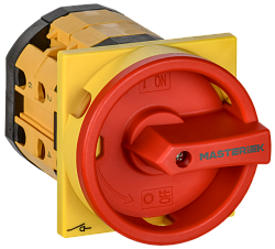 Переключатель кулачковый закрытая рукоятка аварийная 25А схема 10 IEK MI-CS12-025-010