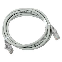 Патч-корд TERACOM PRO Cat.6 неэкран. UTP LSZH серый (2,0м) TRP-6UTP-LSH-2M-GY