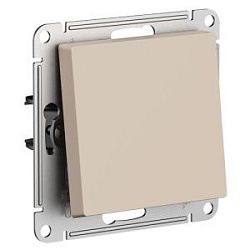 Выключатель AtlasDesign с самовозвратом (сх.1) 10AX механизм песочн. SE ATN001215 1712754
