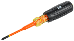 ARMA2L 5 Отвертка диэлектрическая SLIM PH1х80 Т3 IEK A2L5-SC31-T3-PH-10-080